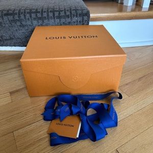 Empty and authentic Louis Vuitton box
